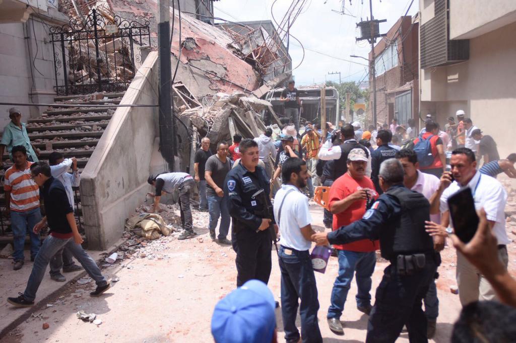 Fuerte terremoto en México