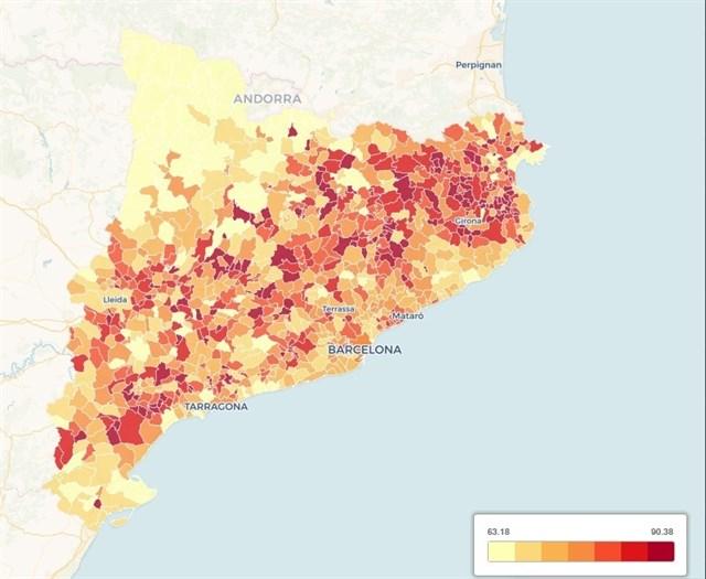  Resultados participación en Cataluña, municipio a municipio