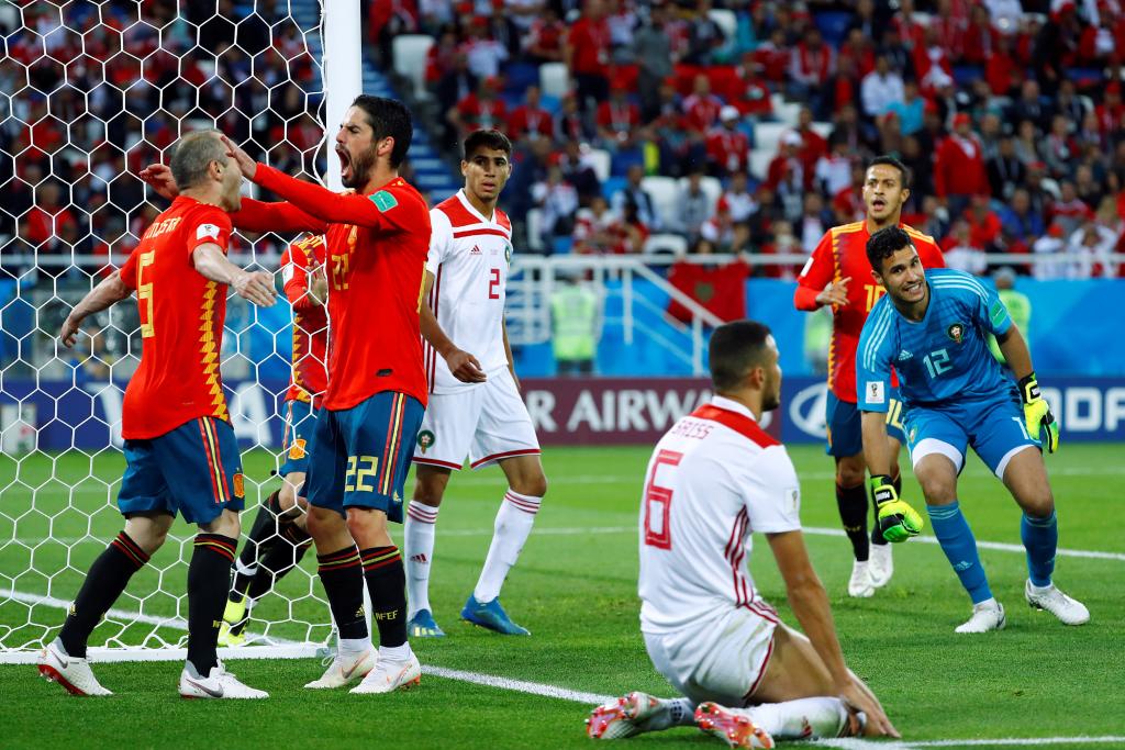 World Cup - Group B - Spain vs Morocco