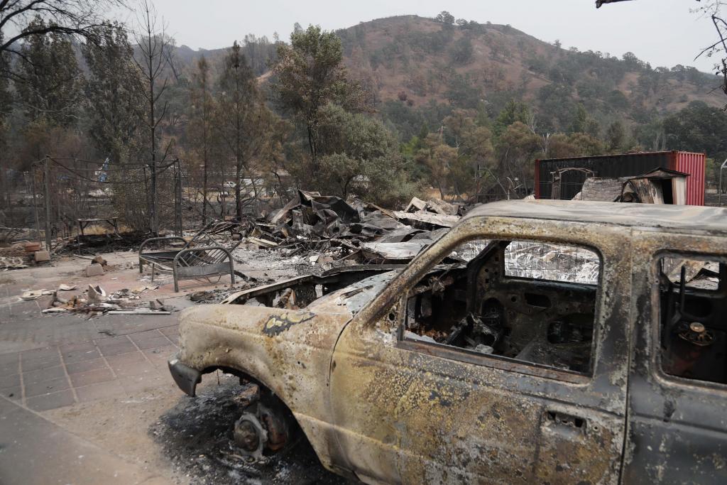 Incendios forestales en el norte de California