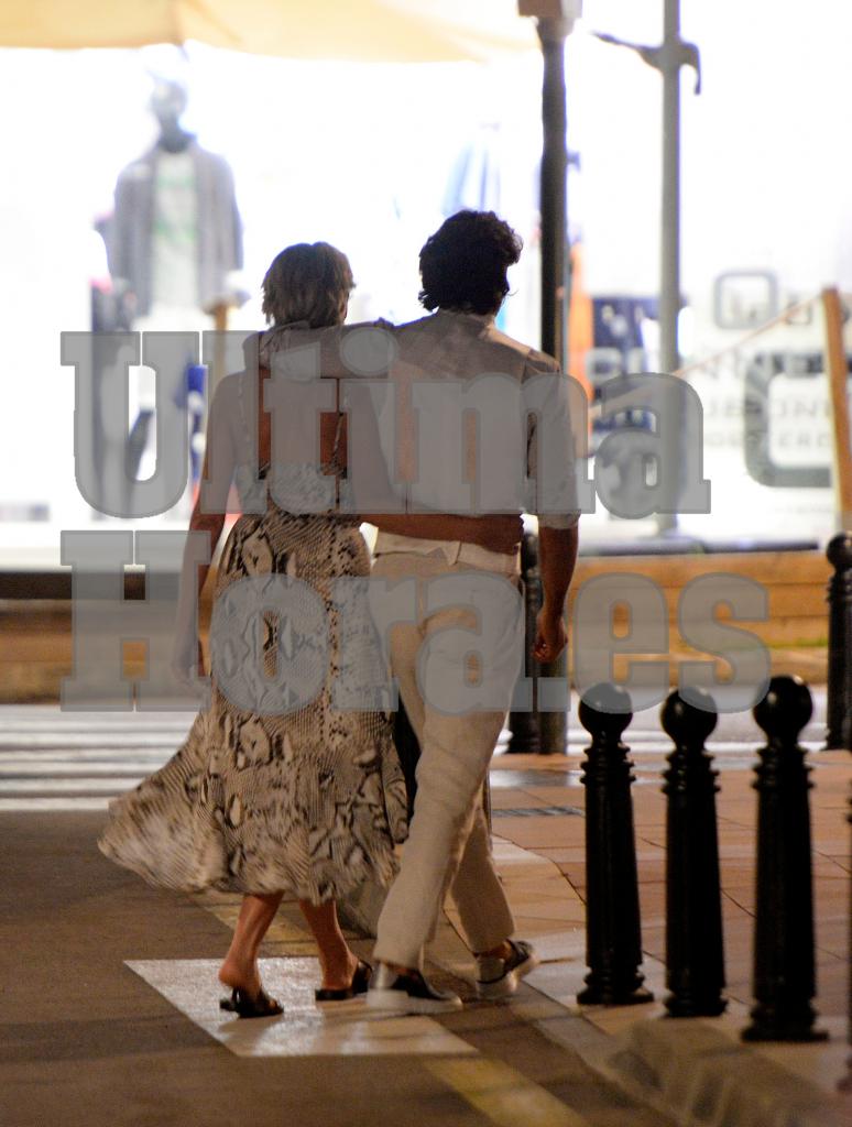 Sharon Stone y su pareja, Angelo Goffa, en Puerto Portals.